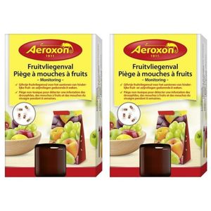 2x Aeroxon fruitvliegvangers 40 ml   -