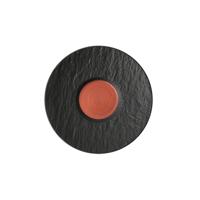 Villeroy en Boch - Manufacture Rock Glow Koffieschoteltje, schoteltje van premium porselein in verfrissend koper en zwart, vaatwasmachinebestendig