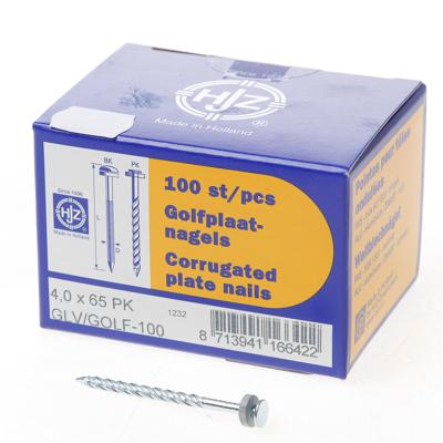 Golfplaatnagel geg. 65x4.0