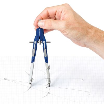 Staedtler Snel verstelbare passer 552 01 Snelverstelling Knopmechanisme