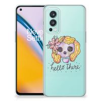 Silicone Back Case OnePlus Nord 2 5G Boho Skull