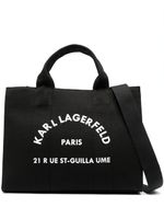 Karl Lagerfeld sac carré Rue St Guillaume médium - Noir - thumbnail