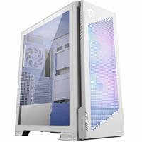 MPG VELOX 300R AIRFLOW PZ WHITE - Mid-tower gaming-pc-behuizing - 160 mm dubbellaagse ventilatorbladen - Ondersteunt tot 360 mm radiator - EZ DIY-functies - Back-connect ATX-moederbordondersteuning