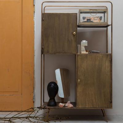 BePureHome Wandkast 'Chief' 140 x 82cm, kleur Antique Brass