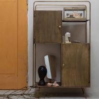 BePureHome Wandkast 'Chief' 140 x 82cm, kleur Antique Brass