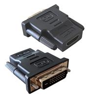 Techly IADAP DVI-HDMI-F adapter, zwart