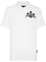 Philipp Plein polo à logo - Blanc