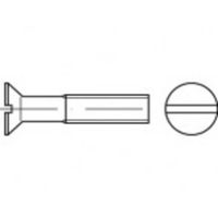 TOOLCRAFT TO-5361249 Verzonken schroeven M10 50 mm Sleuf RVS A2 100 stuk(s)