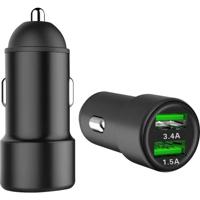 IWH Dual USB USB-adapter 12/24 Volt 3400 mA Stroombelasting (max.): 3.4 A 12/24 V - thumbnail