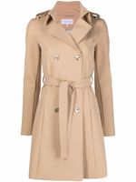 Patrizia Pepe trench ceinturé à boutonnière croisée - Tons neutres