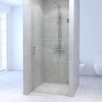 Sanituba Complete Profielloze Nisdeur 90 cm Geborsteld RVS