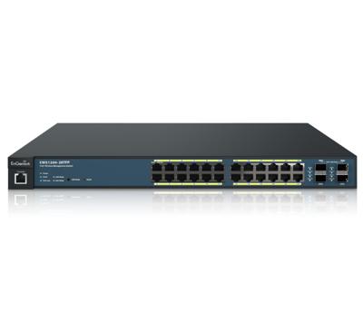 EnGenius EWS1200-28TFP netwerk-switch Managed L2/L3 Gigabit Ethernet (10/100/1000) Power over Ethernet (PoE) 1U Zwart