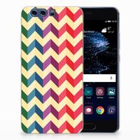 Huawei P10 Plus TPU bumper Zigzag Multi Color