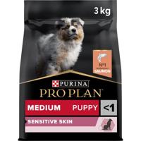 PURINA PRO PLAN Medium Puppy puppy voer droog met Optiderma, rijk aan zalm, per stuk verpakt (1 x 3 kg)