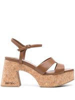 Jimmy Choo sandales à talon haut - Marron