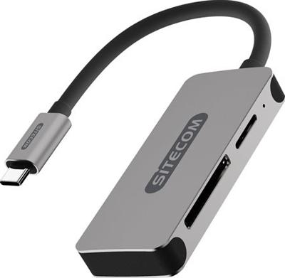 Sitecom MD-066 geheugenkaartlezer Zwart, Grijs USB 3.2 Gen 1 (3.1 Gen 1) Type-C Sitecom MD-066 geheugenkaartlezer Zwart, Grijs USB 3.2 Gen 1 (3.1 Gen 1) Type-C