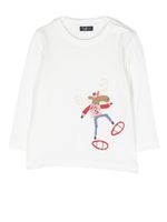 Il Gufo t-shirt en coton à imprimé graphique - Blanc