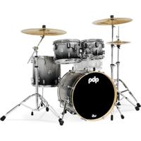 PDP Drums Concept Maple 4-Piece Silver to Black Fade 4d. shellset