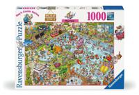 Ravensburger puzzel 1000 stukjes Holiday resort 1 The pool - thumbnail