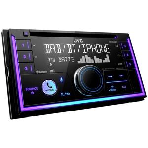 JVC KW-DB95BT Autoradio dubbel DIN Aansluiting voor stuurbediening, Aansluiting voor achteruitrijcamera, DAB+ tuner