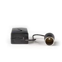 Power Converter - Netvoeding - 230 V AC 50 Hz - 12 V DC - 60 W - Randaarde stekker - Zwart