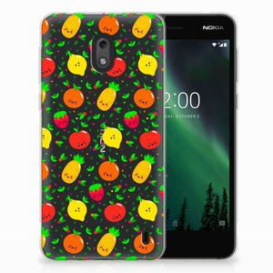 Nokia 2 Siliconen Case Fruits