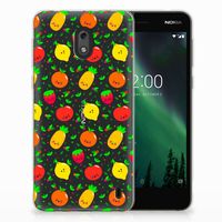 Nokia 2 Siliconen Case Fruits - thumbnail