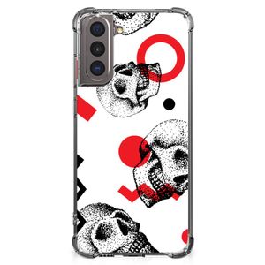 Extreme Case Samsung Galaxy S21 Skull Red