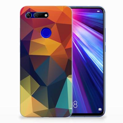 Honor View 20 TPU Hoesje Polygon Color