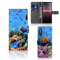 Sony Xperia 10 II Telefoonhoesje met Pasjes Vissen