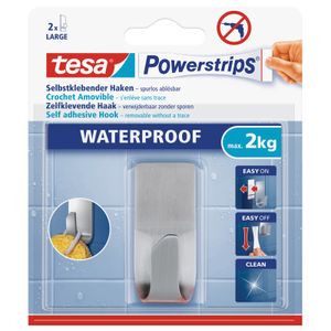 3x Tesa RVS haak waterproof Powerstrips klusbenodigdheden