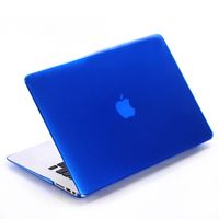 Lunso MacBook Air 13 inch (2010-2017) cover hoes - case - Glanzend Donkerblauw - thumbnail