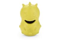 Beeztees monster - hondenspeelgoed - rubber - geel - 11x7 cm
