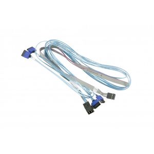 Supermicro CBL-SAST-0699 SATA-kabel 90 m Blauw, Grijs