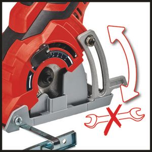 Einhell TC-CS 89 8,9 cm Zwart, Rood, Zilver 7200 RPM 600 W