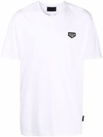 Philipp Plein t-shirt à logo strassé - Blanc