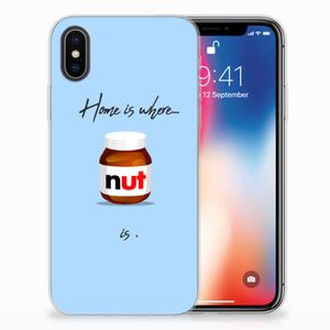 Apple iPhone X | Xs Siliconen Case Nut Home