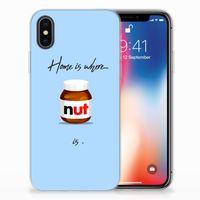 Apple iPhone X | Xs Siliconen Case Nut Home - thumbnail