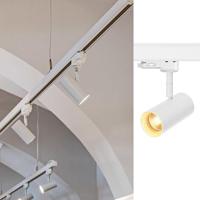 SLV NOBLO SPOT, 3~ Spot, rond, 2000-3000K, 8,4 W, Dim-to-Warm, faseafsnijding, 36°, wit