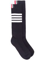 Thom Browne chaussettes mi-mollet à 4 bandes signature - Bleu