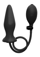 Inflatable Silicone Plug - Black