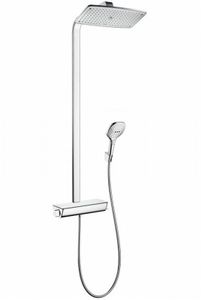 Hansgrohe Raindance Select E 360 Showerpipe Ecostat Select E Ecosmart Wit-chroom