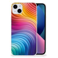 TPU Hoesje voor iPhone 15 Plus Regenboog