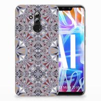 Huawei Mate 20 Lite TPU Siliconen Hoesje Flower Tiles - thumbnail