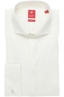 Pure Slim Fit Gala shirt crème, Effen