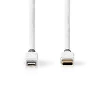 Nedis 8-pins Lightning naar USB-C kabel - USB2.0 - tot 20V/3A / wit - 1 meter