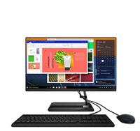 Lenovo IdeaCentre AIO 3 24ITL6 Laptop 23,8 inch FHD zwart (Intel Core i5, 8 GB RAM, 1 TB HDD + 128 GB SSD, Intel Iris XE Graphics, Windows 10 Home), toetsenbord USB Calliope, AZERTY