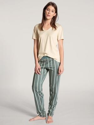 Calida Calida dames pyjamabroek lang 29950 eucalyptus 556