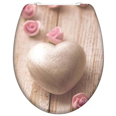 SCHÜTTE Toiletbril met soft-close ROMANTIC duroplast met print SCHÜTTE Toiletbril met soft-close ROMANTIC duroplast met print
