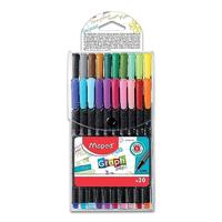 Maped Graph'Peps Fineliner pennen (Pack van 20 in diverse kleuren)